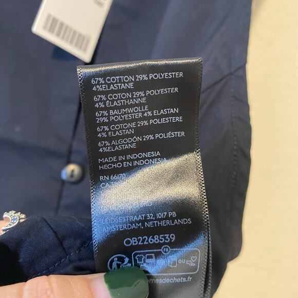 Urban Outfitters Black Party Girl Collared Top Size Small NWT - Picture 4 of 7